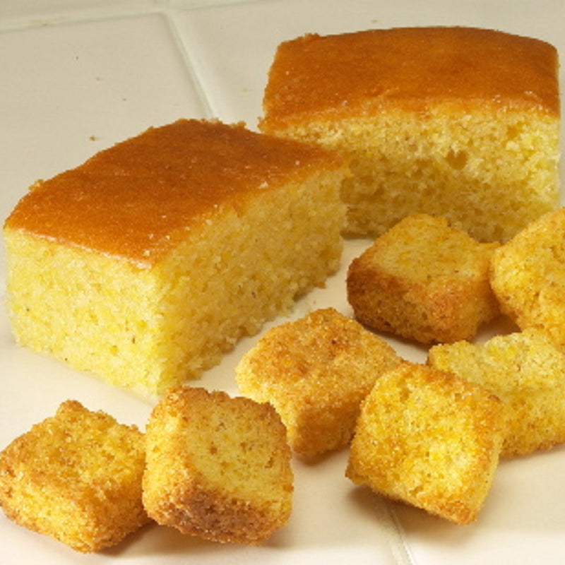 Fresh Gourmet Croutons Sweet Cornbread 2.5 Pound Each - 4 Per Case.