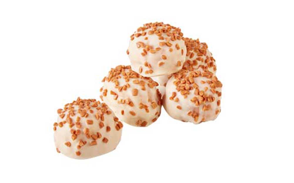 Europastry White Caramel Pop Dots 0.91 Ounce Size - 88 Per Case.