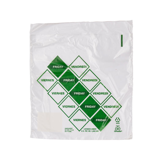 Bag High Density Saddle Preportioned Green Friday 2000 Each - 1 Per Case.