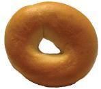 Bagel Whole Grain Plain Thaw & Serve Sliced 3 Ounce Size - 72 Per Case.