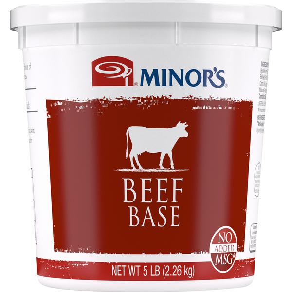 Minor's Beef Base (No Added Msg) Pounds 5 Pound Each - 4 Per Case.