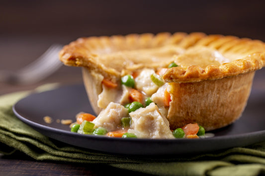 Award Cuisine Chicken Pot Pie 10 Ounce Size - 12 Per Case.