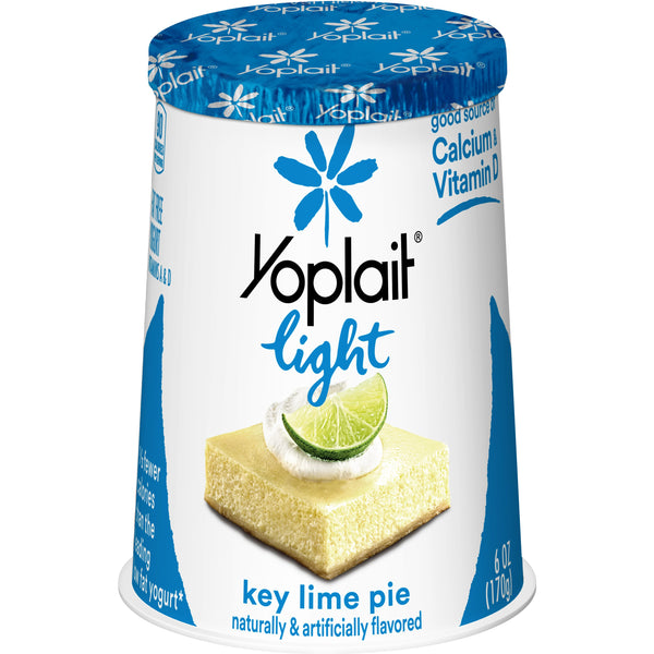 Yoplait® Light Yogurt Single Serve Cup Keylime Pie 6 Ounce Size - 12 Per Case.