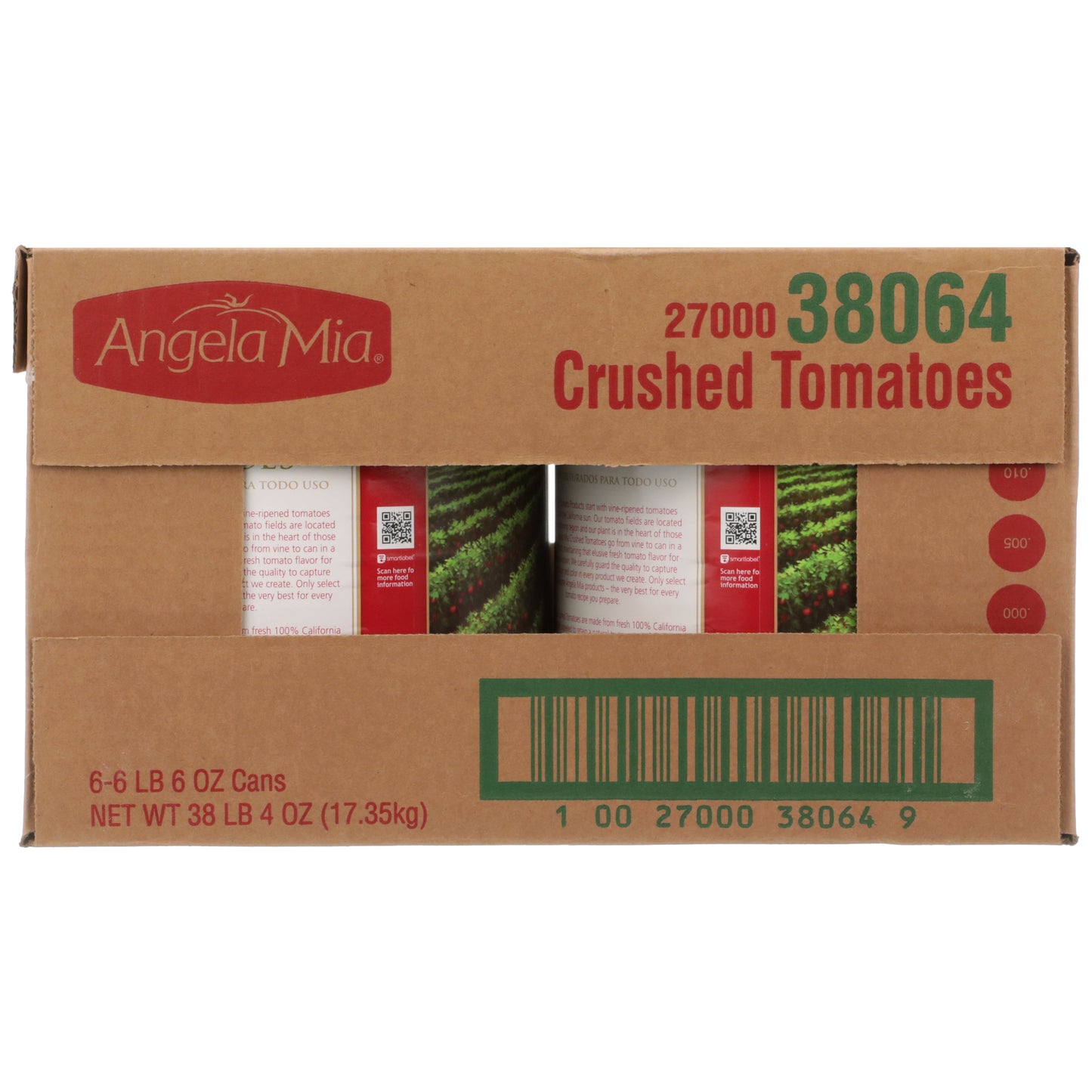 Crushed Tomatoes Can 102 Ounce Size - 6 Per Case.