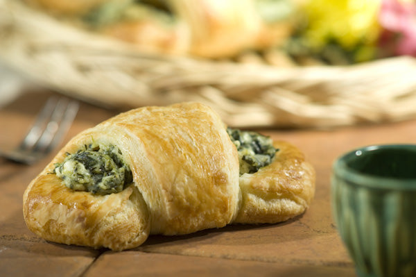 Vie De France Croissant Spinach & Feta 5.1 Ounce Size - 54 Per Case.