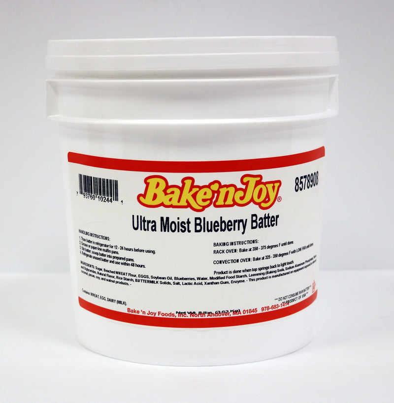 Bake'n Joy Muffin Batter Blueberry 8 Pound Each - 2 Per Case.