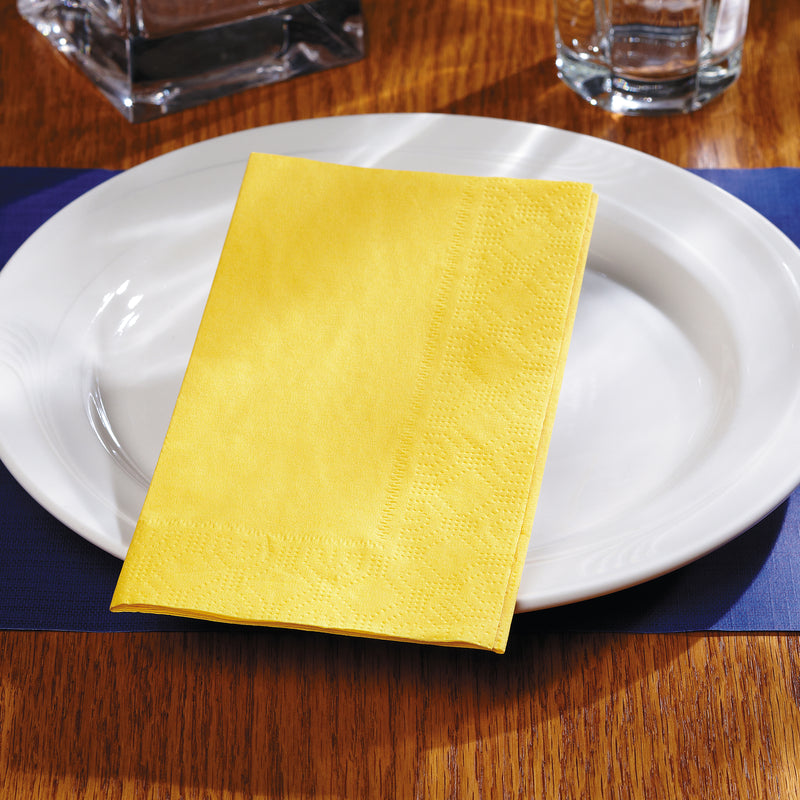 Napkin Dinner Sun Ply Fold Paper 125 Each - 8 Per Case.