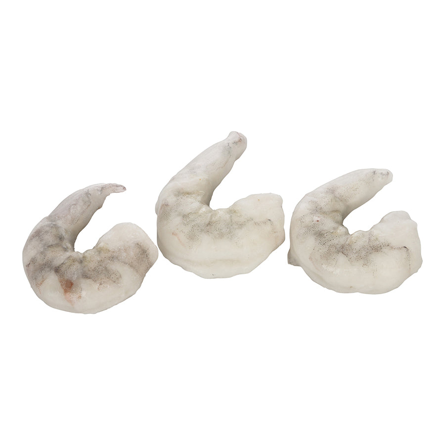 White Shrimp IQF Raw P&d Tail Off 2 Pound Each - 5 Per Case.