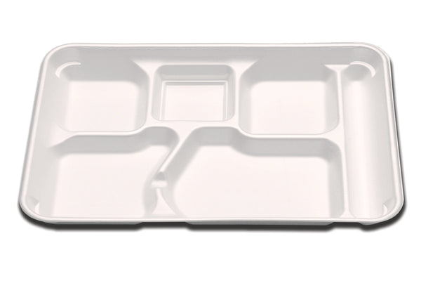 Envirofoam Tray Compartment 500 Each - 1 Per Case.