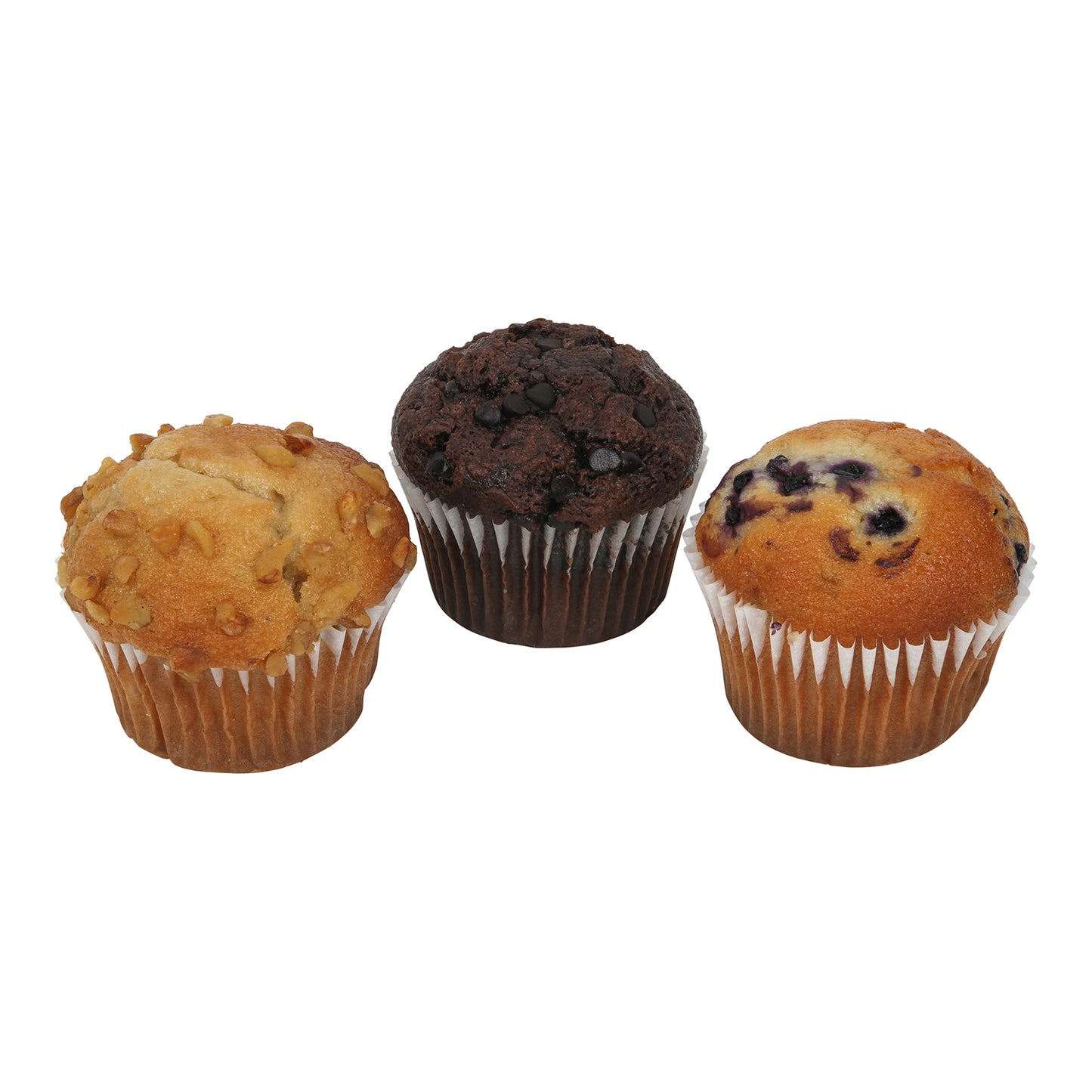 Muffin Variety Wild Blueberrybanana Nutchocolate Bulk Tray 2.25 Ounce Size - 96 Per Case.