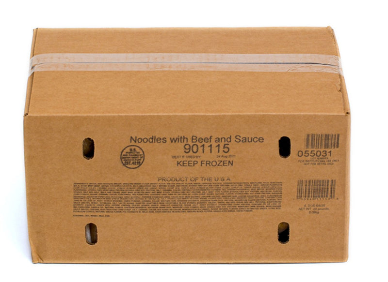 Taste Traditions Noodles With Beef And Sauce 5 Pound Each - 4 Per Case.