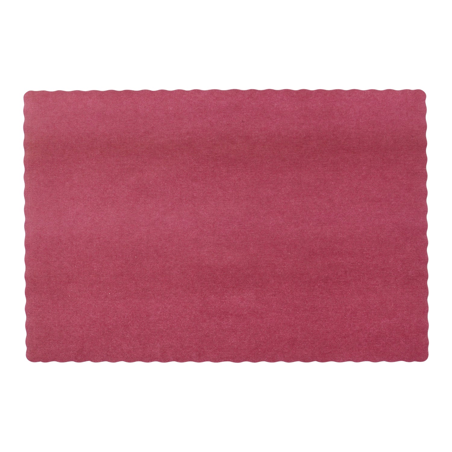 Placemat Solid Econo Scal Burgandy 1000 Each - 1 Per Case.
