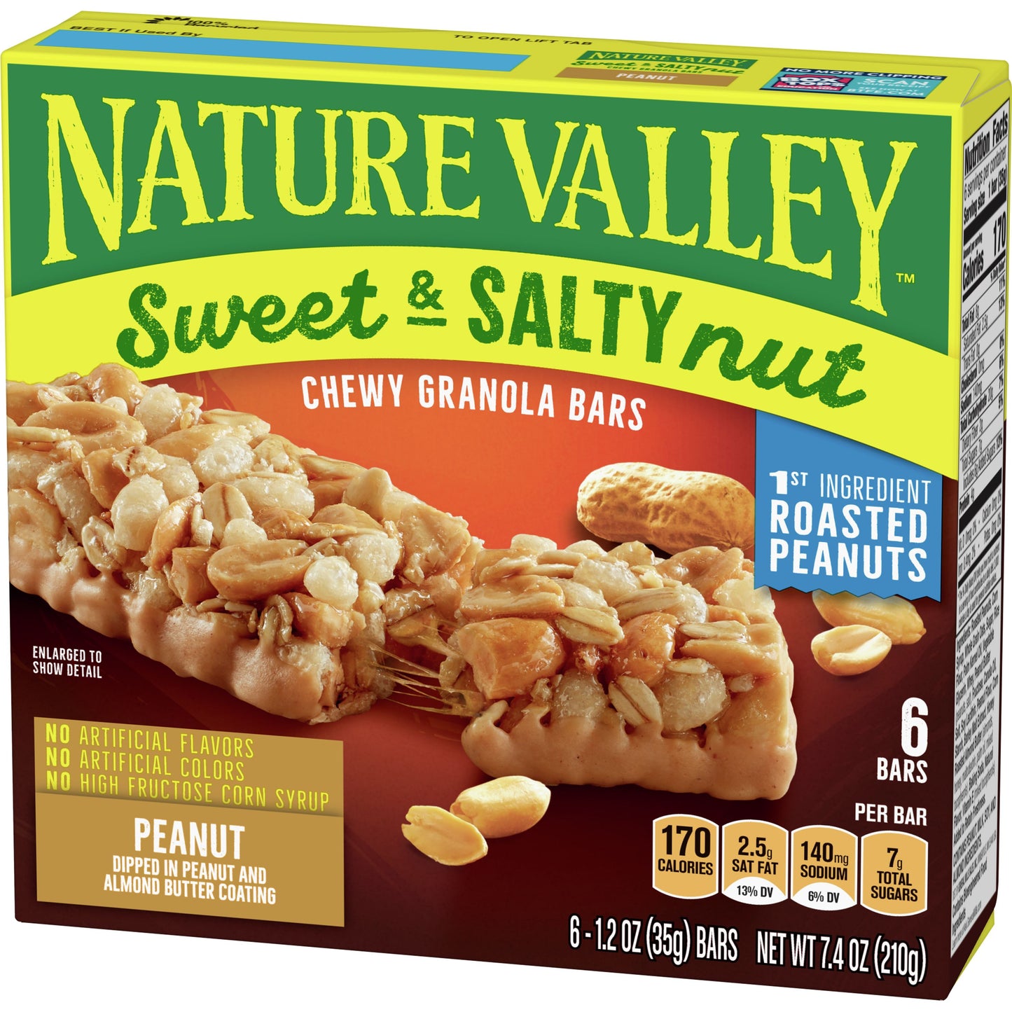 Nature Valley™ Chewy Granola Bars Sweet &salty Peanut 7.4 Ounce Size - 12 Per Case.