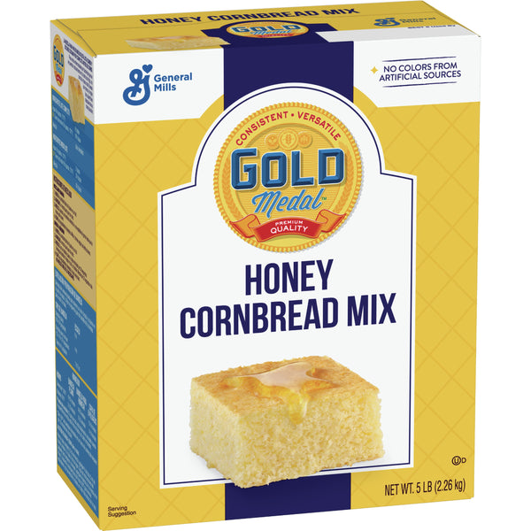 Gold Medal™ Bread Mix Honey Cornbread 5 Pound Each - 6 Per Case.