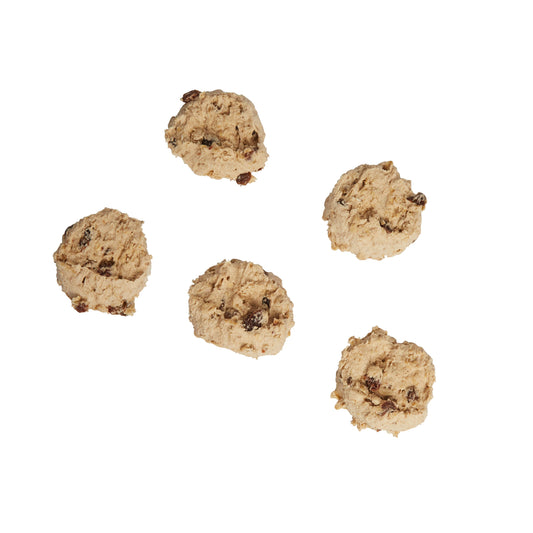 Gourmet Oatmeal Raisin Cookie Dough 1.5 Ounce Size - 210 Per Case.