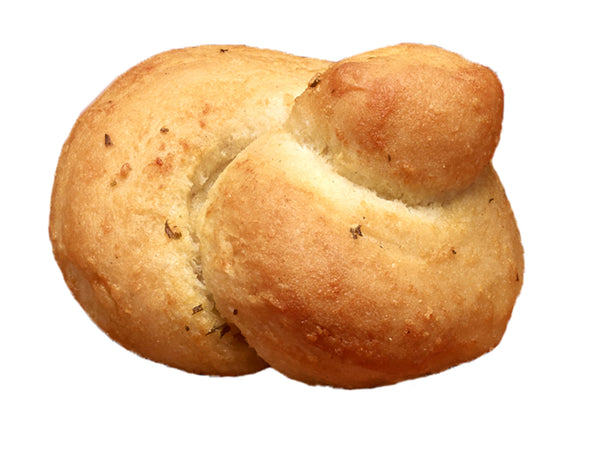 Wenner Bakery Baked Garlic Knots 1.35 Ounce Size - 192 Per Case.