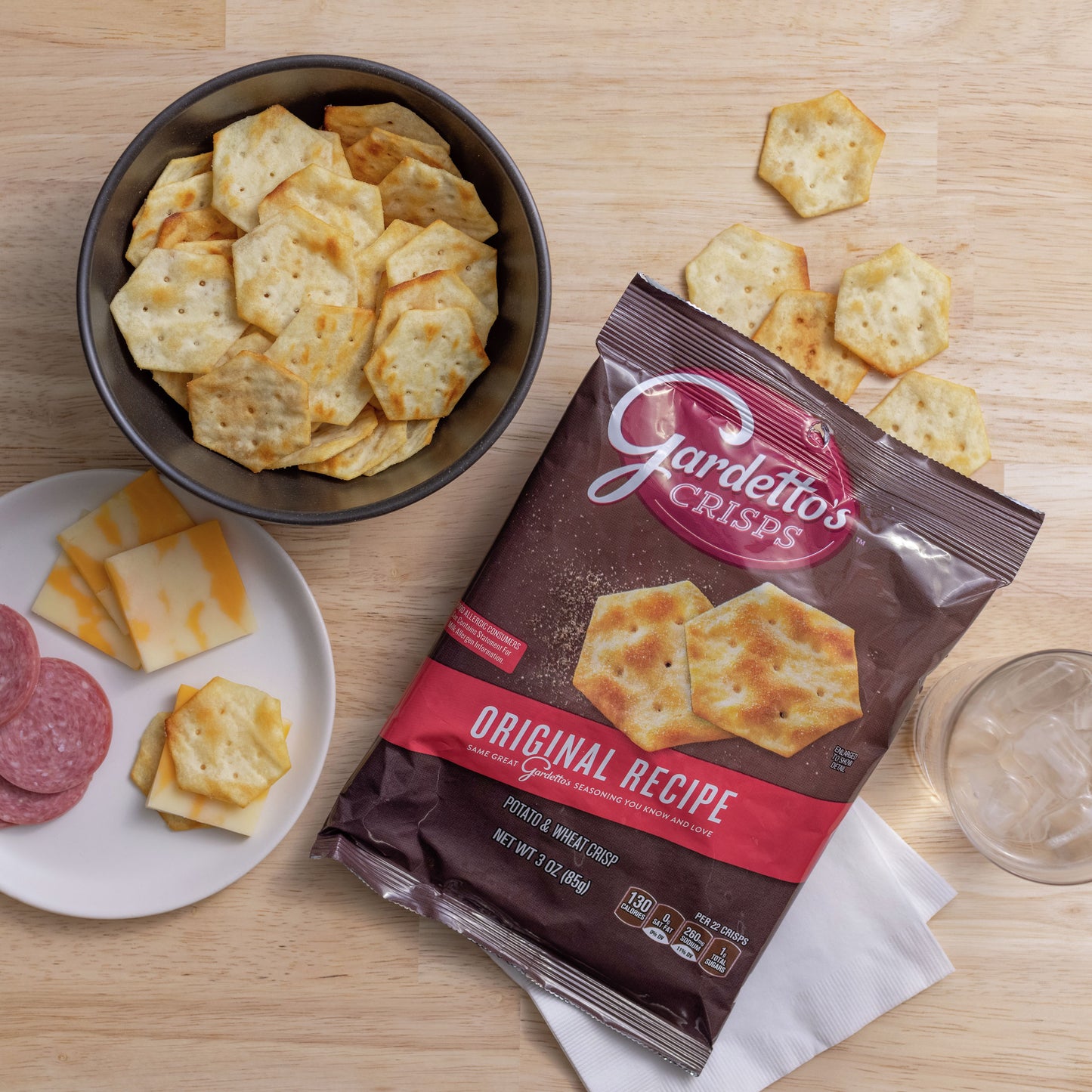 Gardetto's™ Snack Crisps Original Recipe 3 Ounce Size - 7 Per Case.