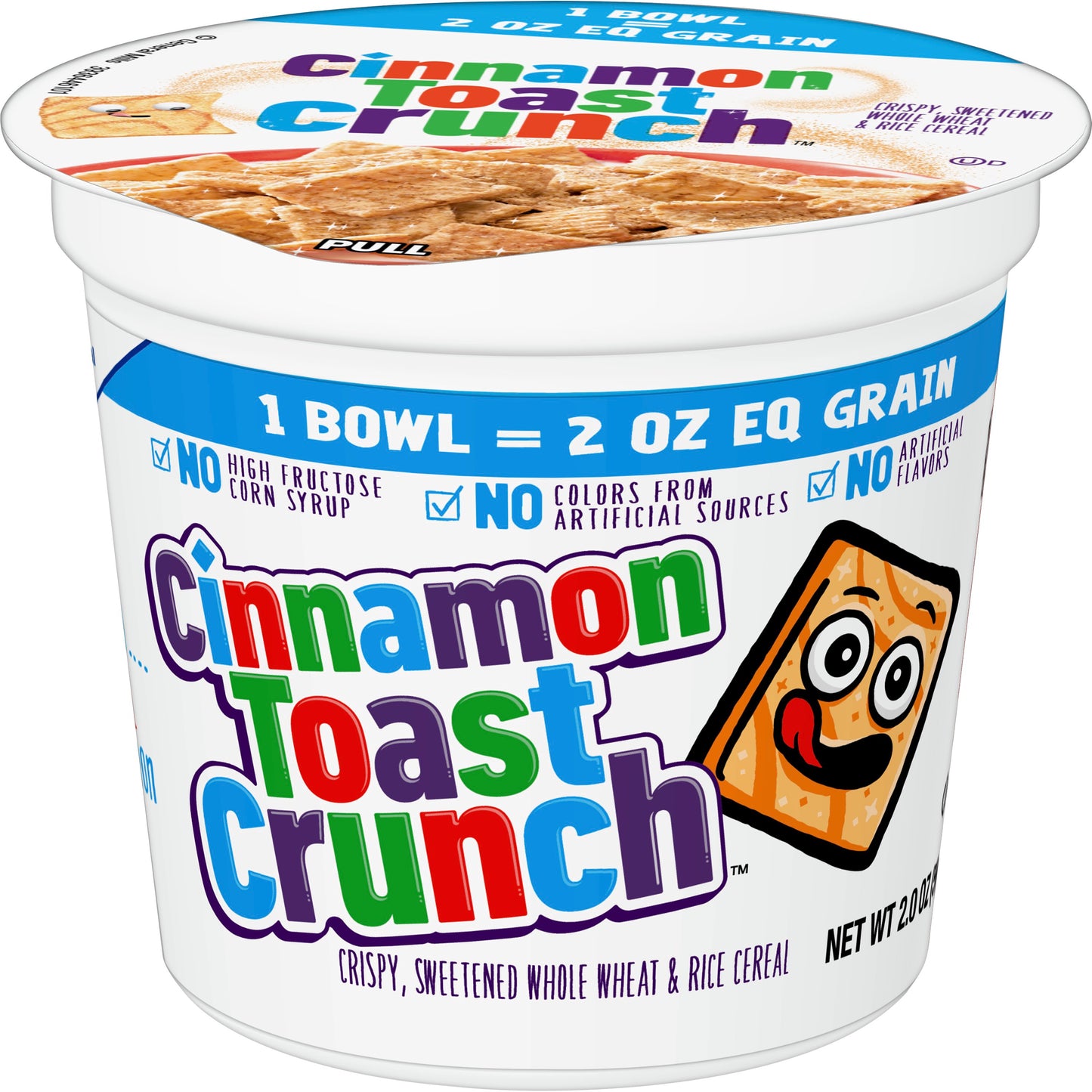 Cinnamon Toast Crunch™ Cereal Single Servecup 2 Ounce Size - 60 Per Case.