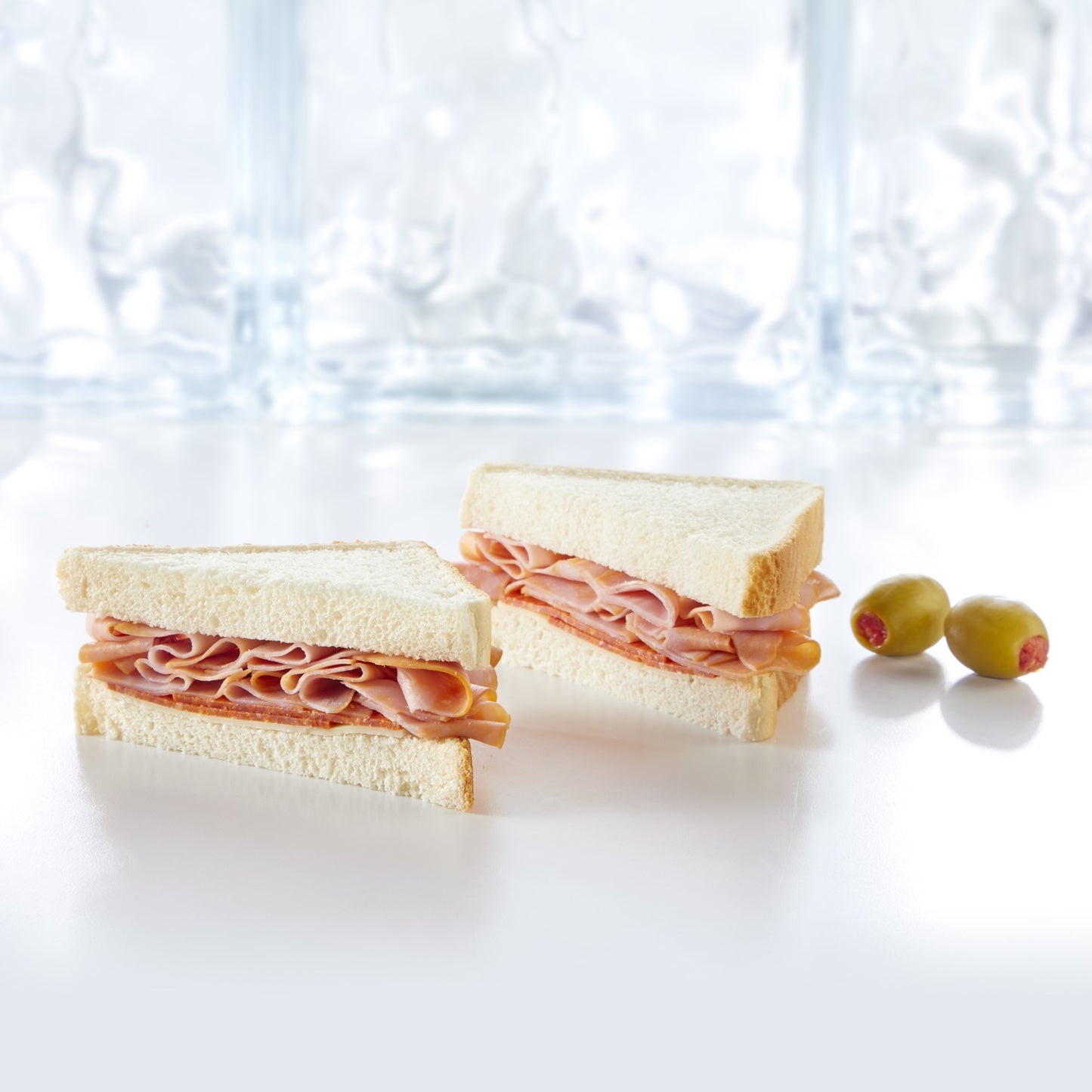 Market Sandwich Mega Italian Spicy Ham, Pepperoni, & Provolone Sandwich Wedge 6 Ounce Size - 8 Per Case.