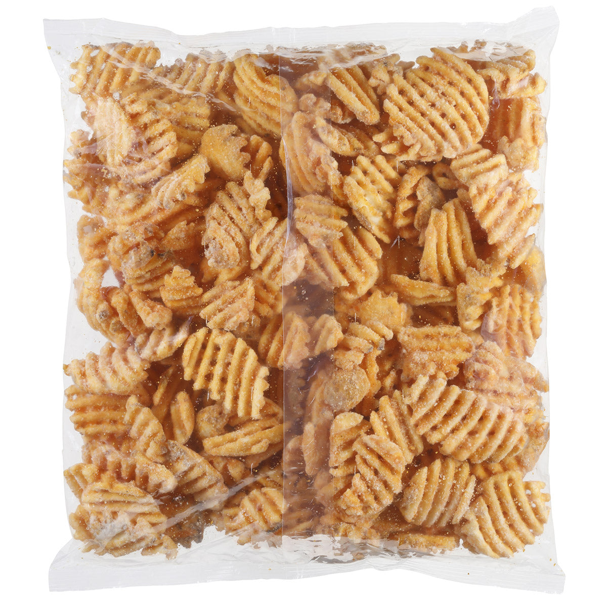 Simplot Seasonedcrisp Savory Battered Latticecut Fries Skin On 4.5 Pound Each - 6 Per Case.