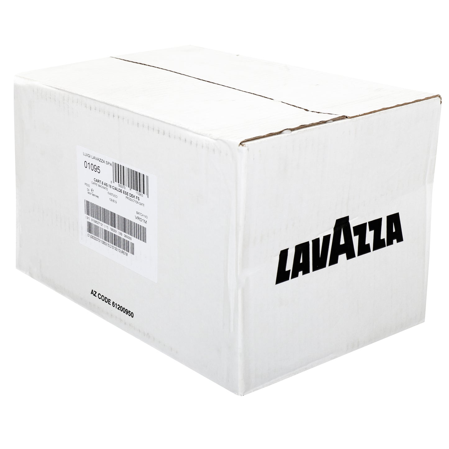 Lavazza 6 Box Decaffeinated Espresso Food Service Ese Paper Coffee Pods, 6 Count Packs - 1 Per Case.