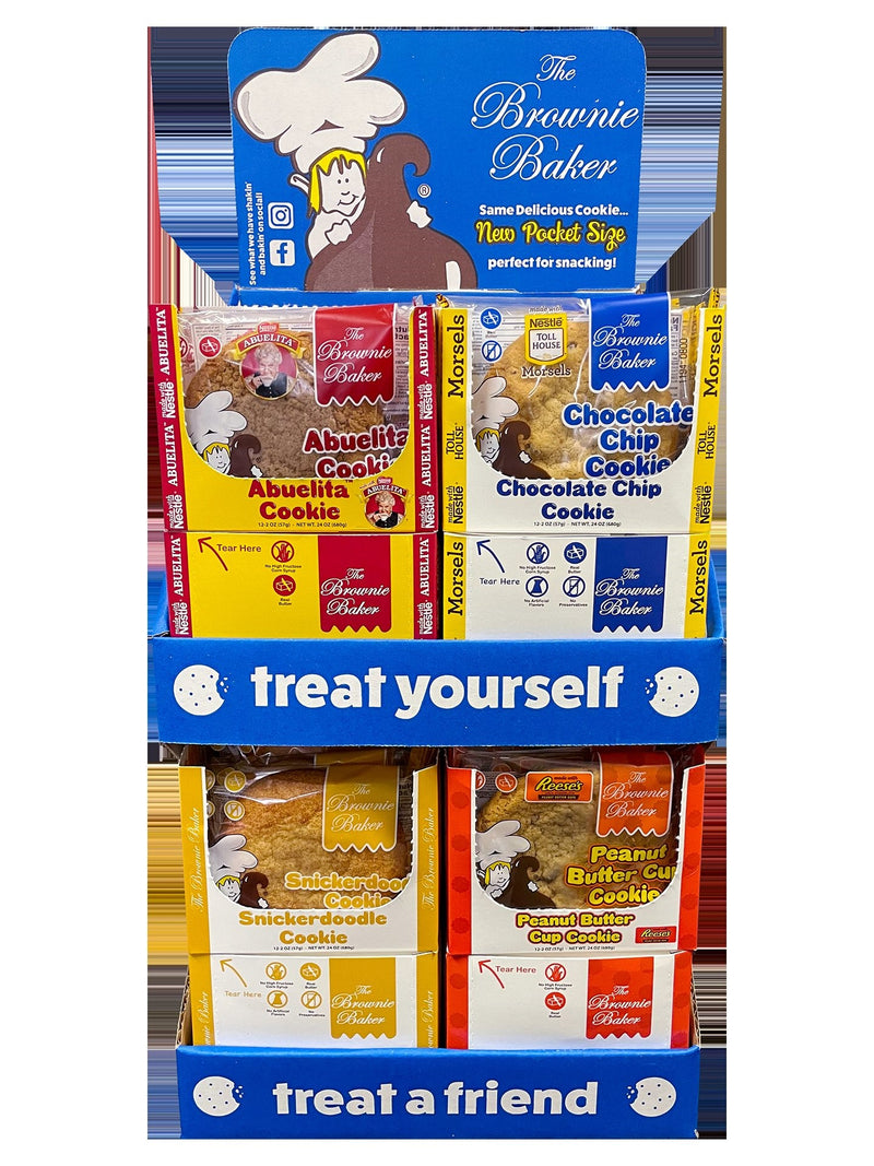 Assorted Cookie Shipper 1 Count Packs - 96 Per Case.