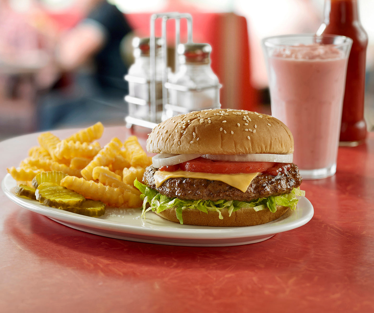 Beef Patty Thick N Juicy 4 Ounce Size - 80 Per Case.