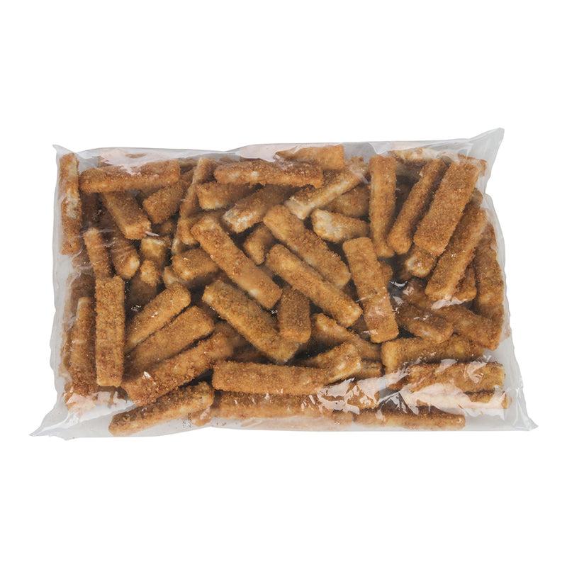 Oven Ready Whole Grain Breaded Pollock Sticks Msc 5 Pound Each - 2 Per Case.