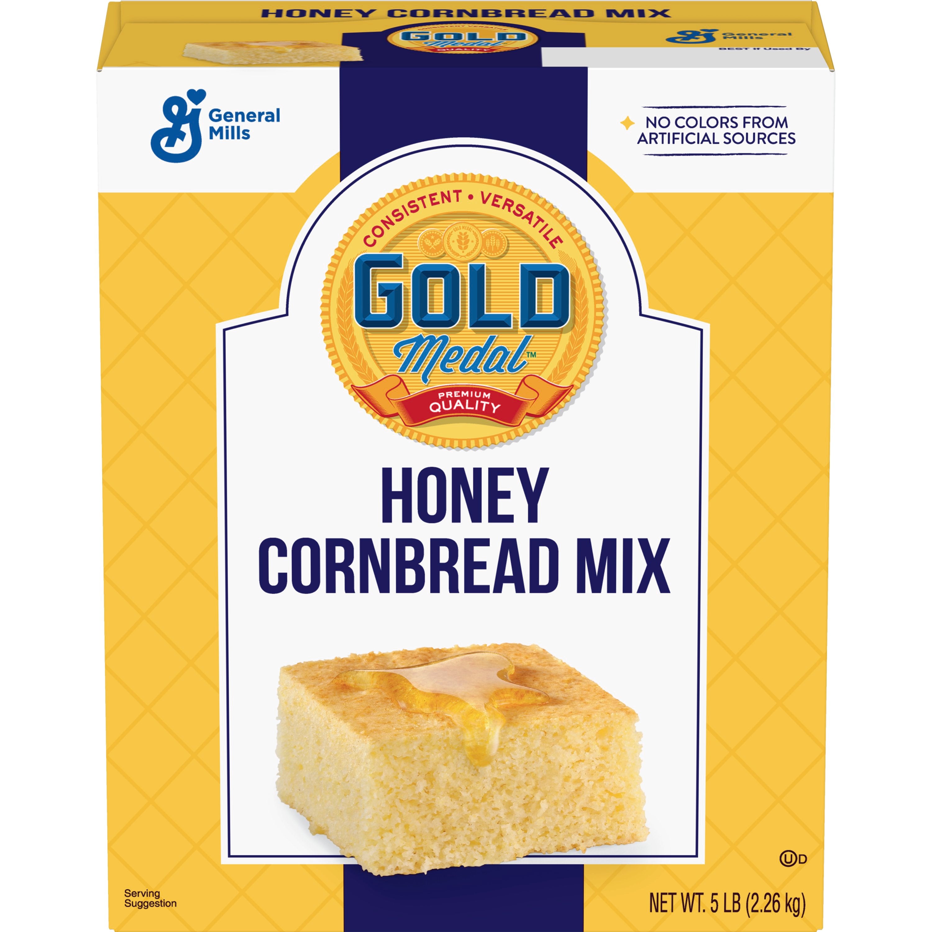 Gold Medal™ Bread Mix Honey Cornbread 5 Pound Each - 6 Per Case.