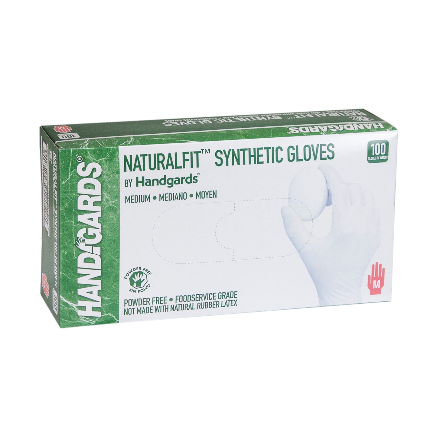 Glove Synthetic Powder Free Medium 100 Each - 4 Per Case.