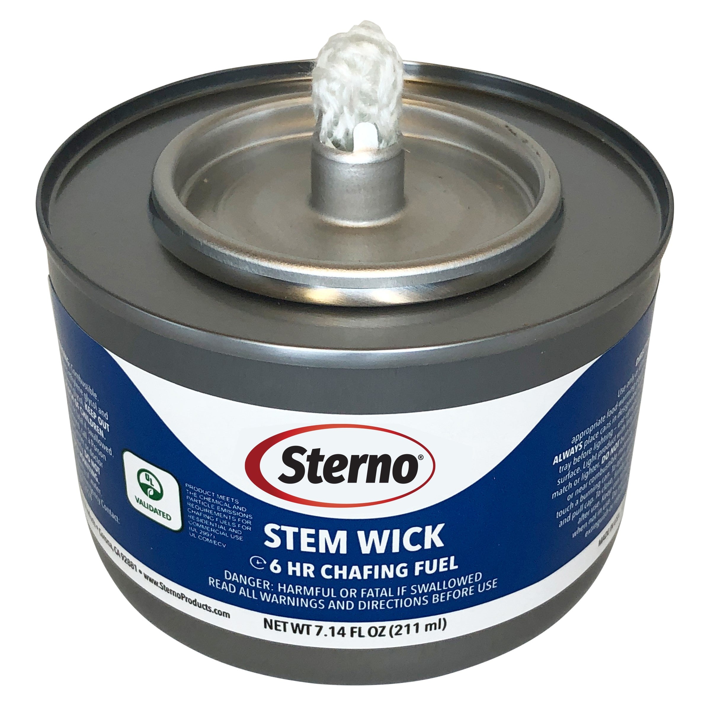 Hour Sterno Stem Wick Chafing Dish Fuel 24 Each - 1 Per Case.