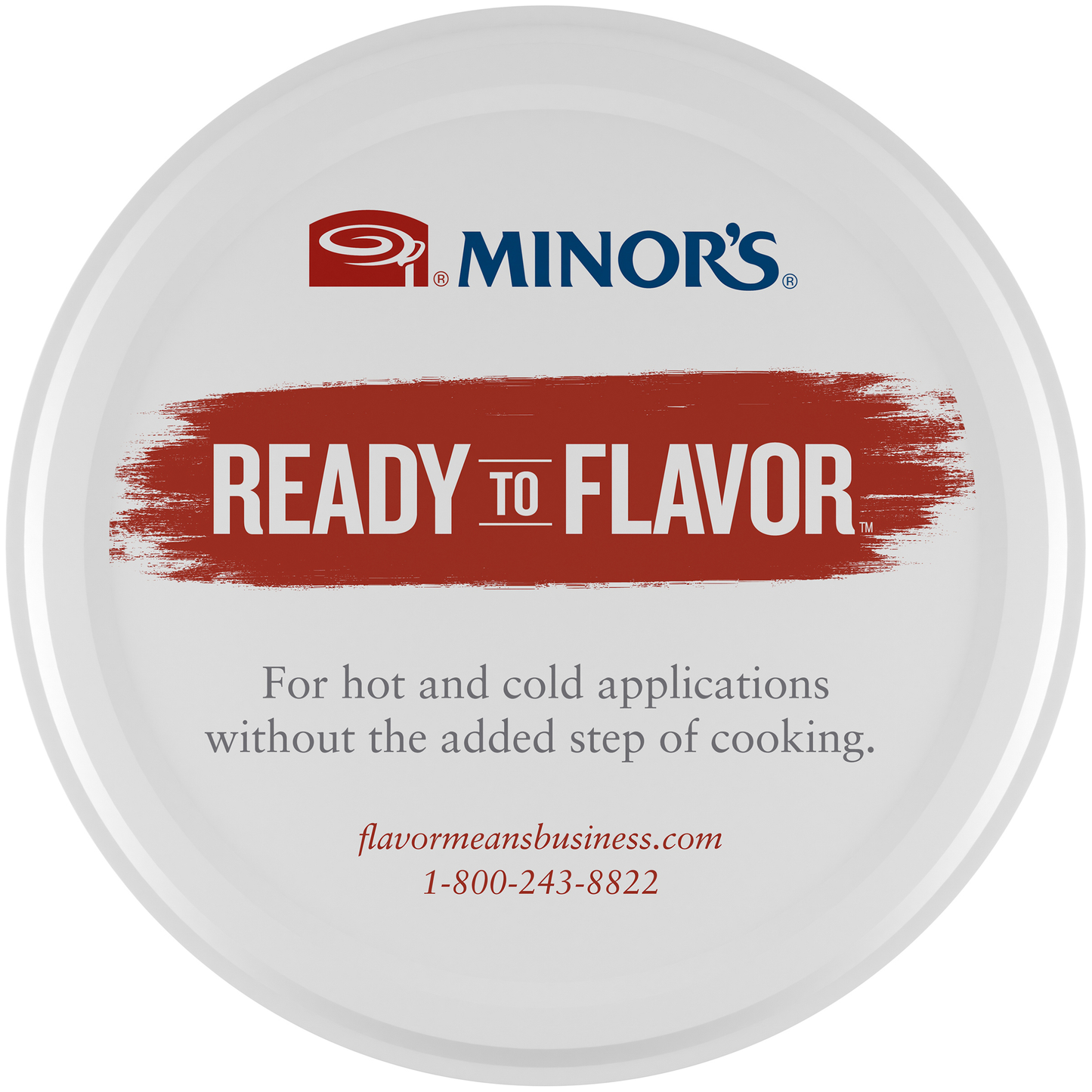 Minor's Alfredo Sauce Concentrate Gluten Free 13.6 Ounce Size - 6 Per Case.