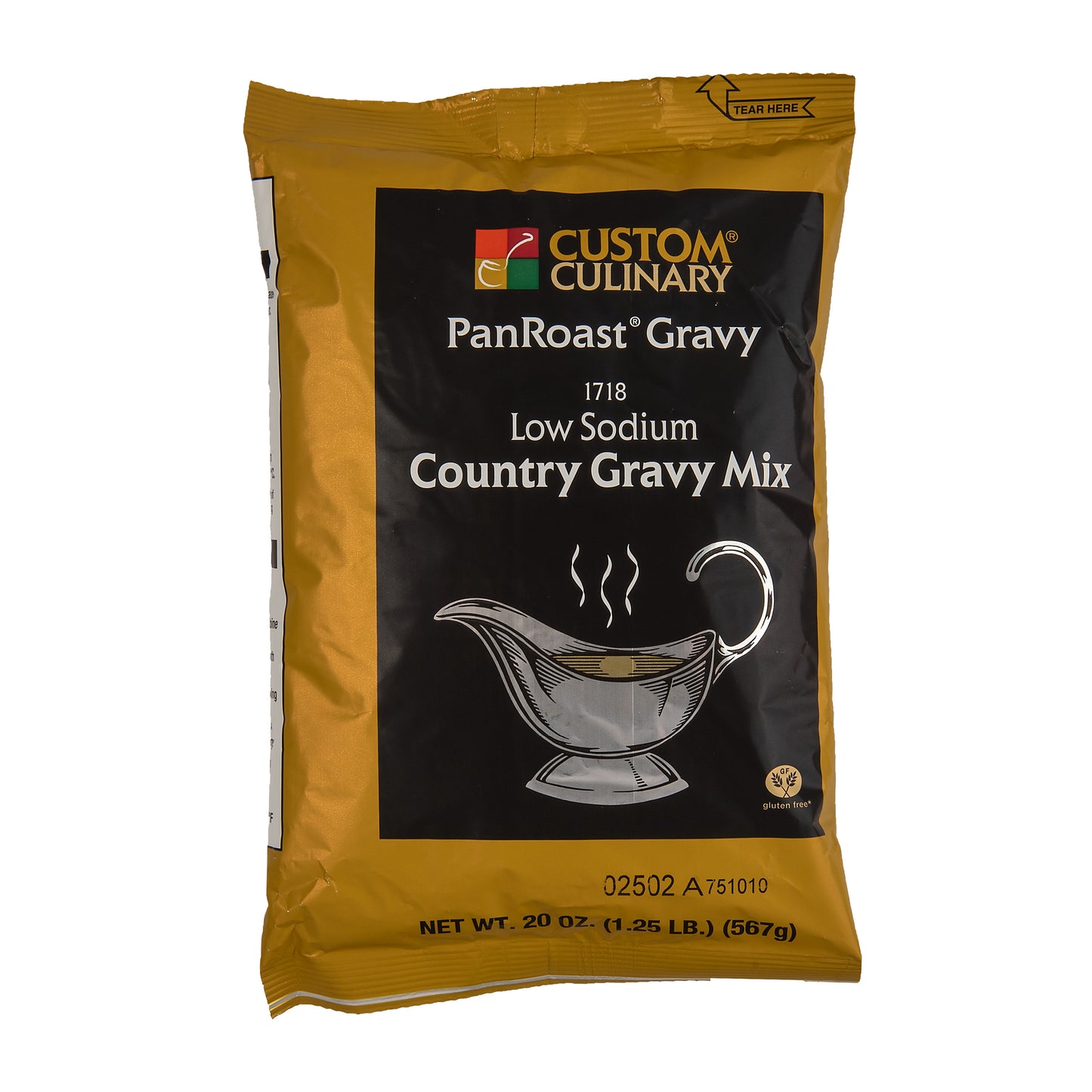 Mix Gravy Country Low Sodium Gluten Freeno Msg Added Shelf Stable 20 Ounce Size - 6 Per Case.