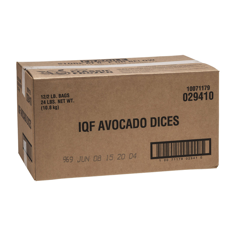 Simplot Harvest Fresh Avocados Diced Avocadofrozen 2 Pound Each - 12 Per Case.