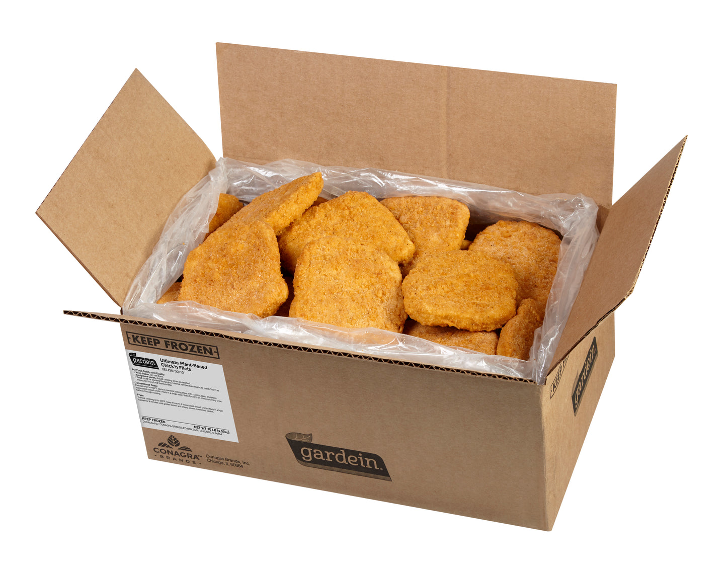 Gardein Ultimate Breaded Plant Based Chicken Breast Filet 160 Ounce Size - 1 Per Case.