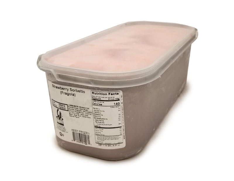 G Gelato Strawberry Sorbetto 5 Liter - 1 Per Case.