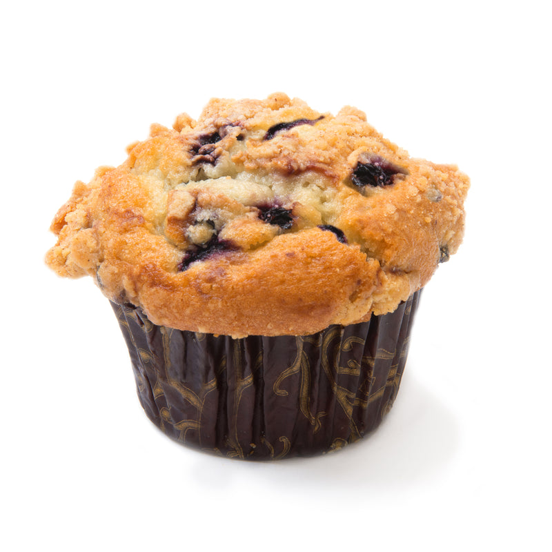 David's Muffin Blueberry Tray Frozen 6 Ounce Size - 1 Per Case.