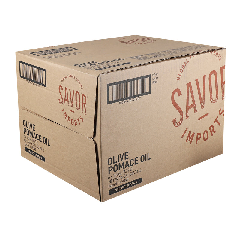 Oil Olive Pomace Tin 1 Gallon - 6 Per Case.