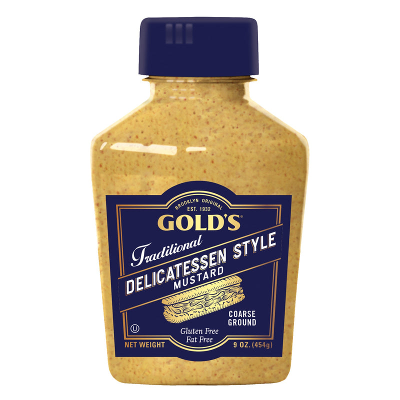 Gold's Squeeze Deli Mustard 10 Ounce Size - 12 Per Case.