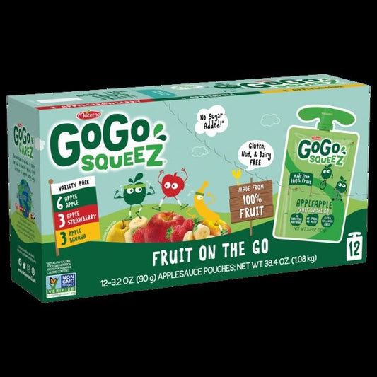 Gogo Variety Pack 12 Each - 6 Per Case.