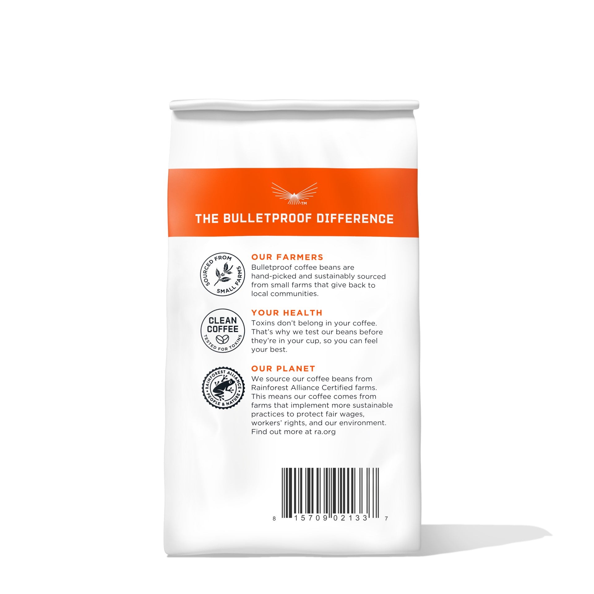 Bulletproof The Mentalist Medium Dark Roast Ground Coffee 12 Ounce Size - 6 Per Case.
