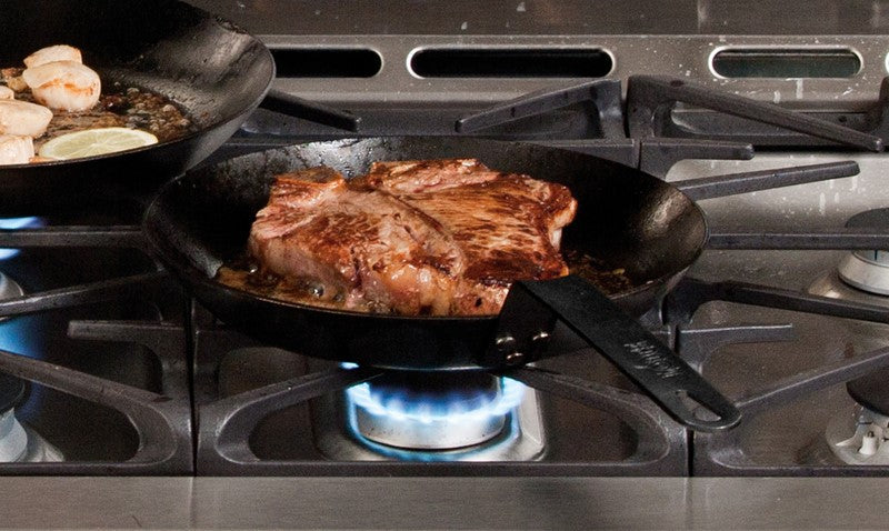 Lodge 10" Seasoned Steel Skillet 1 Each - 3 Per Case.