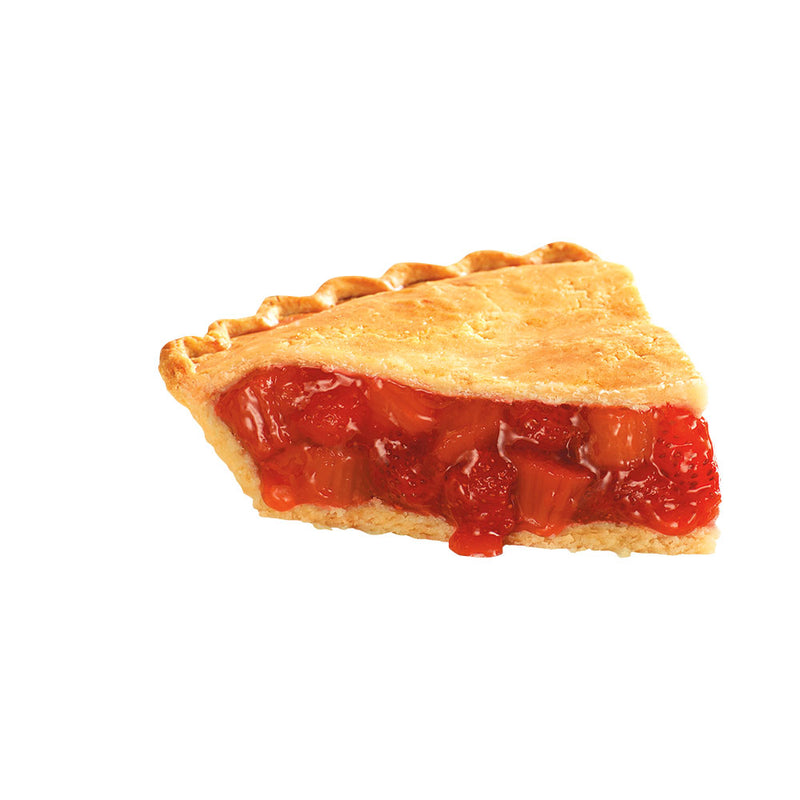 Chef Pierre 8" Unbaked Strawberry Rhubarb Pie 27 Ounce Size - 6 Per Case.