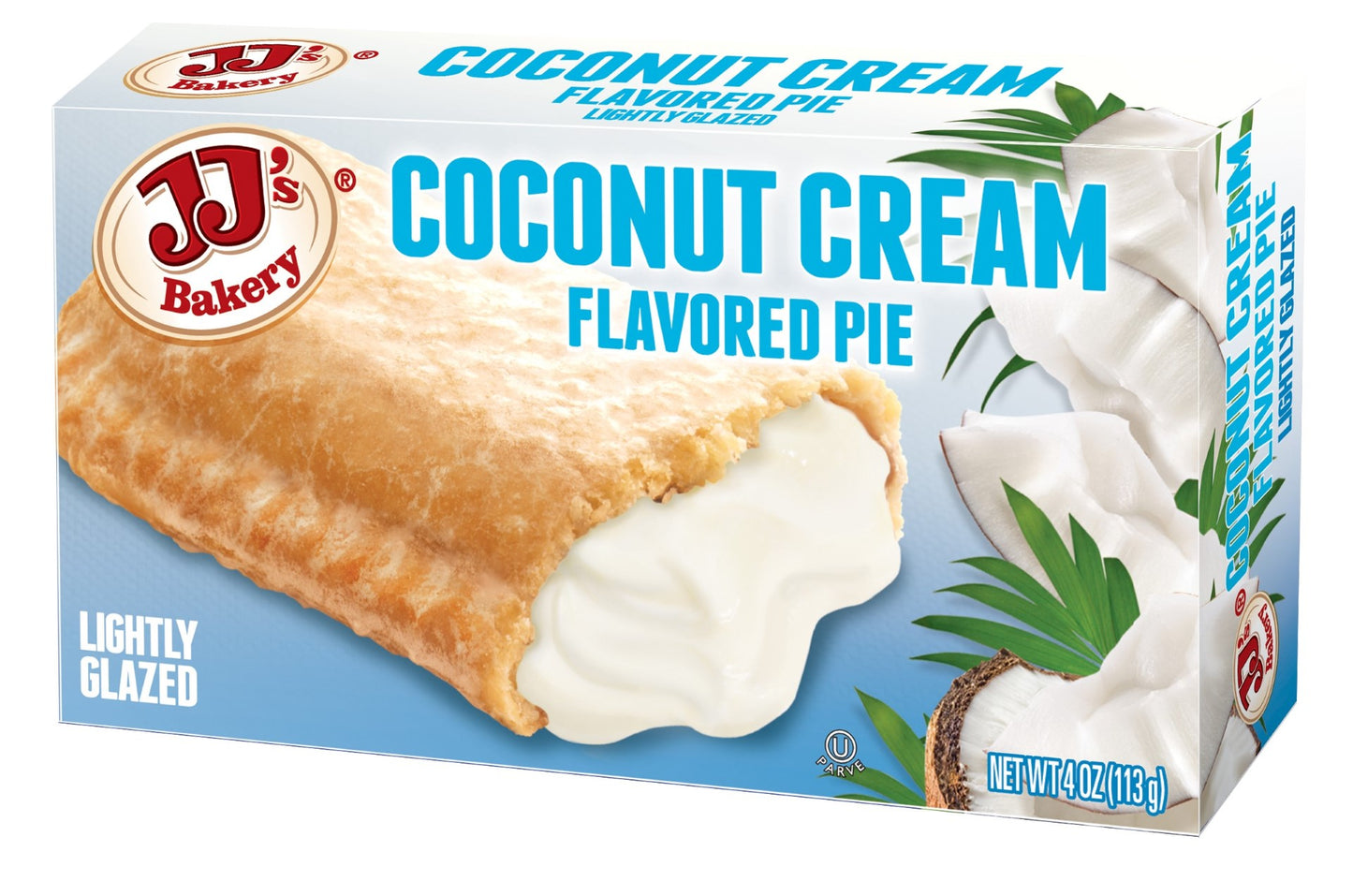 Jj's Bakery Coconut Cream4 Ounce Size - 48 Per Case.