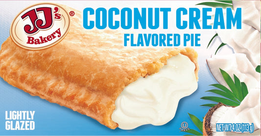 Jj's Bakery Coconut Cream4 Ounce Size - 48 Per Case.