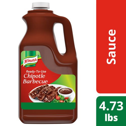 Knorr Sauce Ready-To-Use Jug Chipotle BBQ 0.5 Gallon - 4 Per Case.