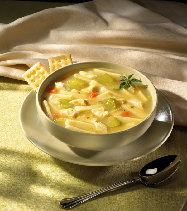 Taste Traditions Rich Chicken Broth With Eggnoodle Soup 3 Pound Each - 6 Per Case.