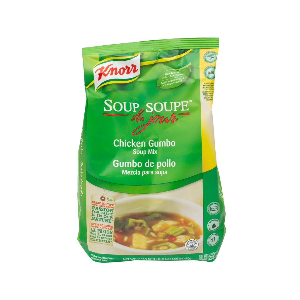 Knorr Soup Du Jour Gumbo  Ounce Size - 4 Per Case.