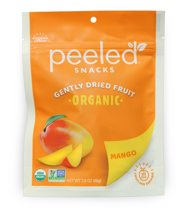 Peeled Snacks Much Ado About Mango 2.8 Ounce Size - 12 Per Case.