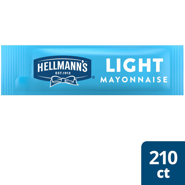 Hellmann's Mayo Light 0.38 Fluid Ounce - 210 Per Case.